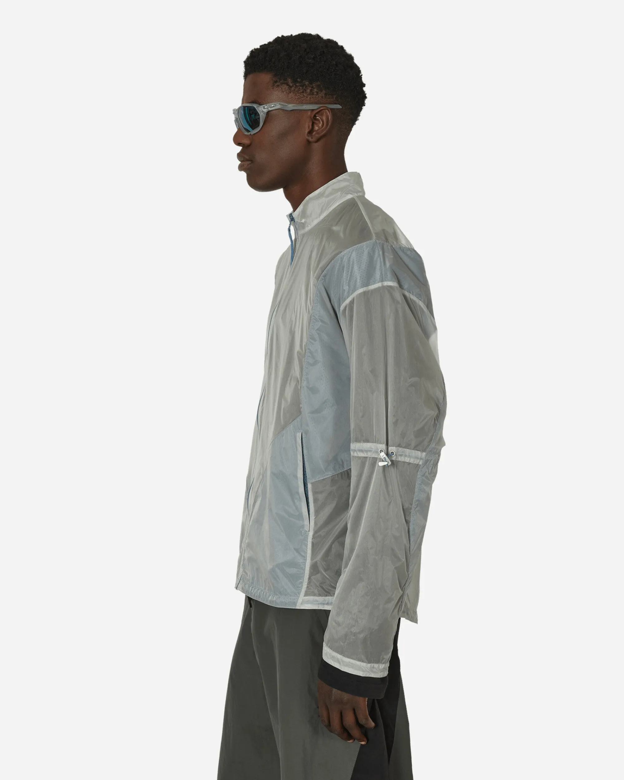 Reebok Coats And Jackets^See Through Jacket Crystal Blue