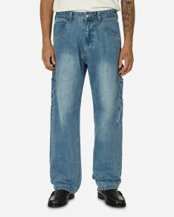Mister Green Pants^Selvedge Utility Jean Stone Wash Indigo