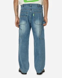 Mister Green Pants^Selvedge Utility Jean Stone Wash Indigo