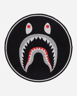 A Bathing Ape Textile^Shark Floor Rug Black