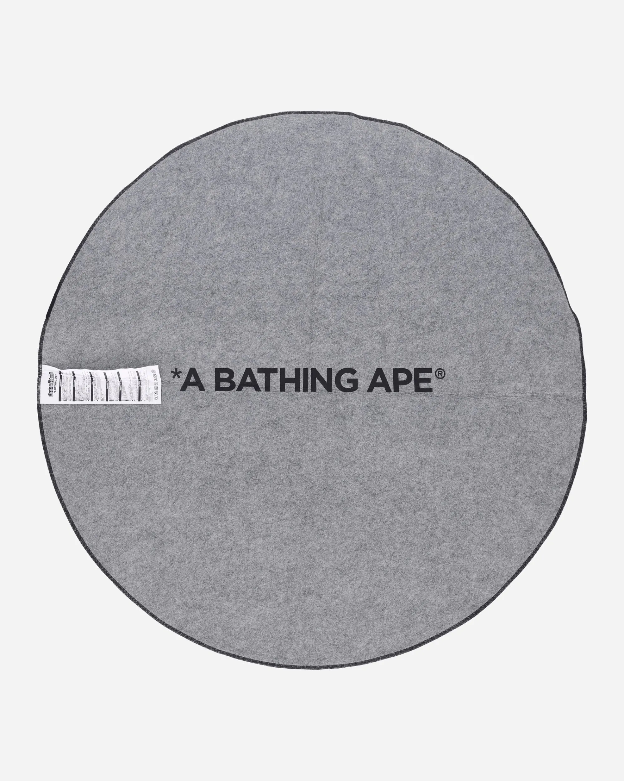 A Bathing Ape Textile^Shark Floor Rug Black