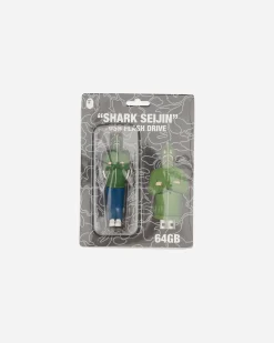 A Bathing Ape Tech And Audio^Shark Seijin USB Flash Drive Green
