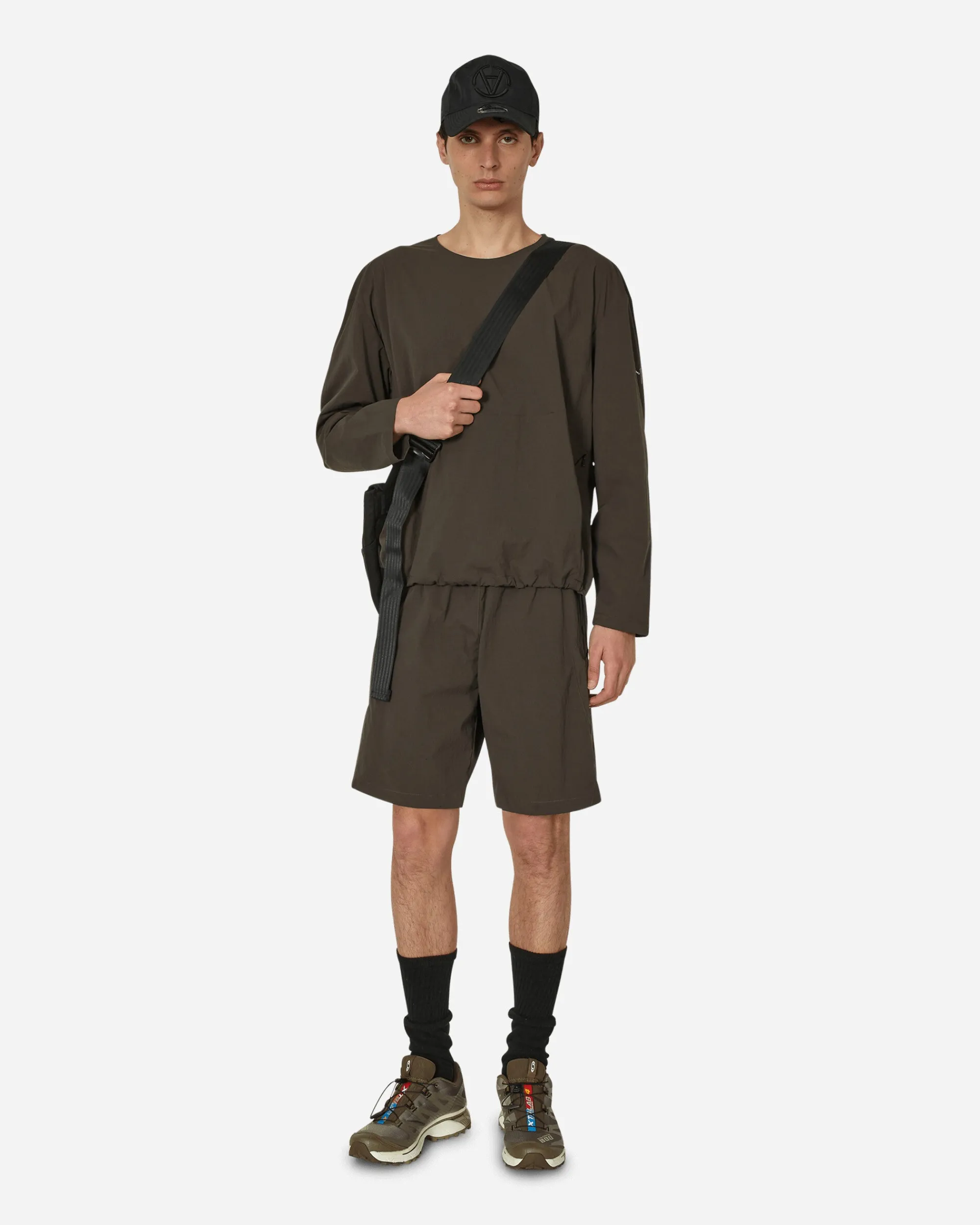 AFFXWRKS Sweatshirts^Shell Pullover Shale Brown