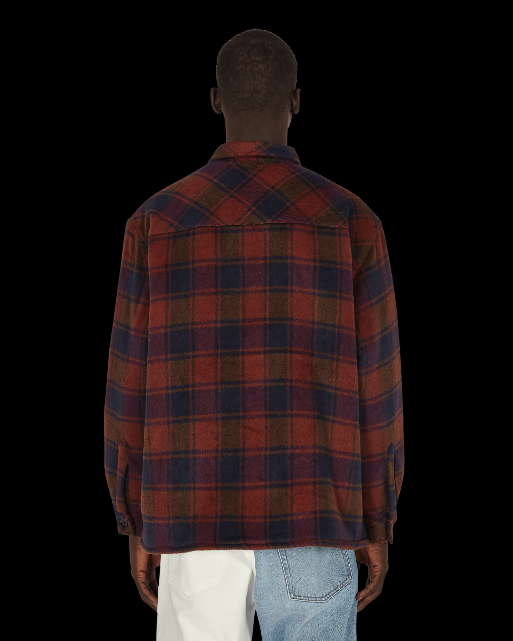 Paccbet Shirts^Sherpa Lined Woven Shirt Multicolor