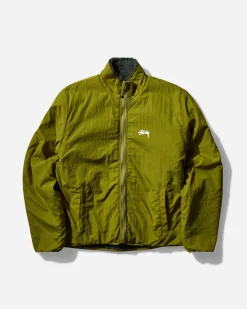 Stüssy Coats And Jackets|Coats And Jackets^Sherpa Reversible Jacket Green