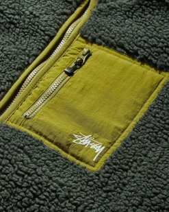 Stüssy Coats And Jackets|Coats And Jackets^Sherpa Reversible Jacket Green