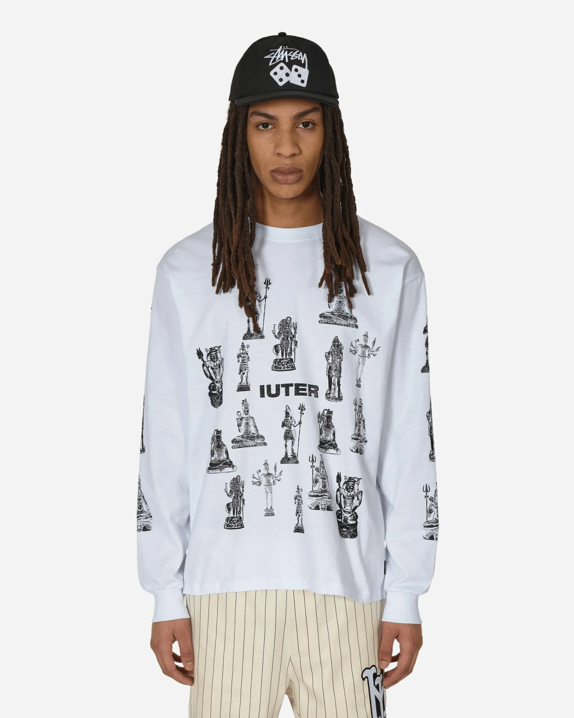 Iuter T-Shirts^Shiva Longsleeve T-Shirt White