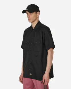 Dickies Shirts^Short Sleeve Work Shirt Black