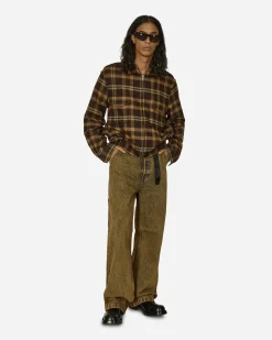 Random Identities Coats And Jackets^Simmo Tartan Vintage Zip-Up Jacket Brown