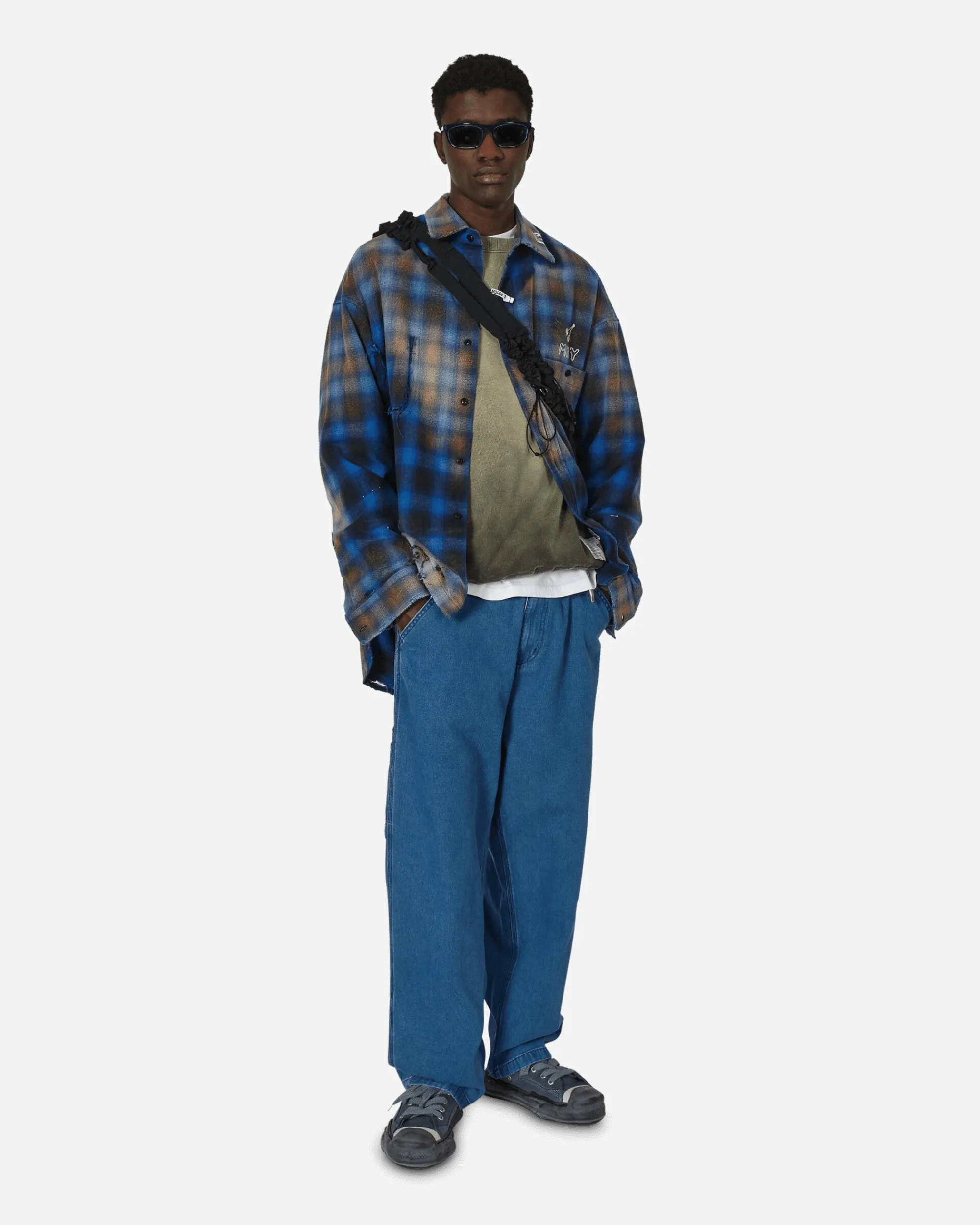 Carhartt WIP Pants^Single Knee Pants Blue