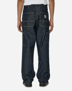 Carhartt WIP Pants^Single Knee Pants Blue