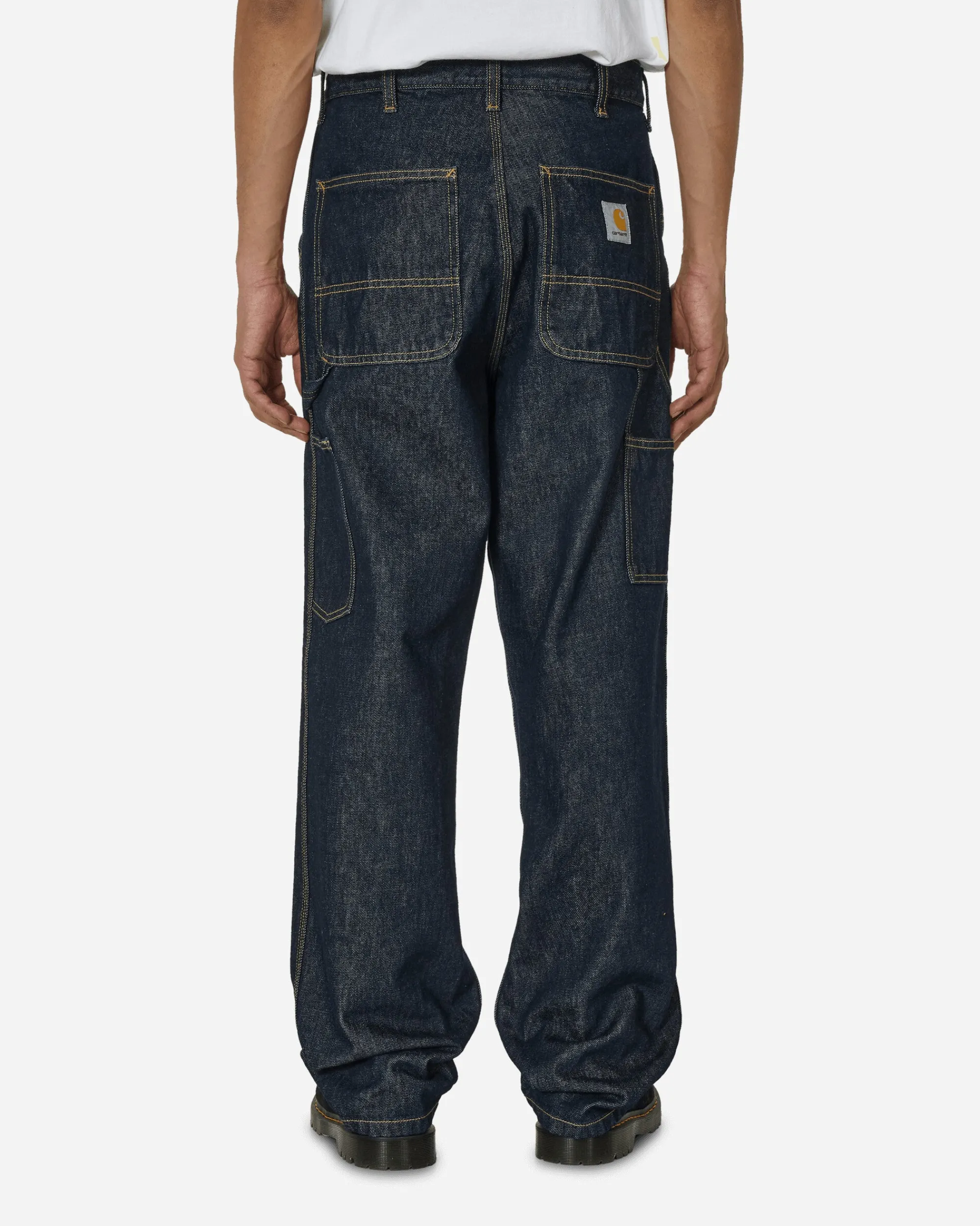 Carhartt WIP Pants^Single Knee Pants Blue