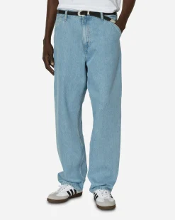 Carhartt WIP Pants^Single Knee Pants Blue (Heavy Stone Bleached)