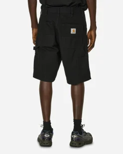 Carhartt WIP Shorts^Single Knee Shorts Black (Rinsed)
