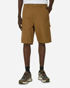 Carhartt WIP Shorts^Single Knee Shorts Hamilton Brown (Rinsed)