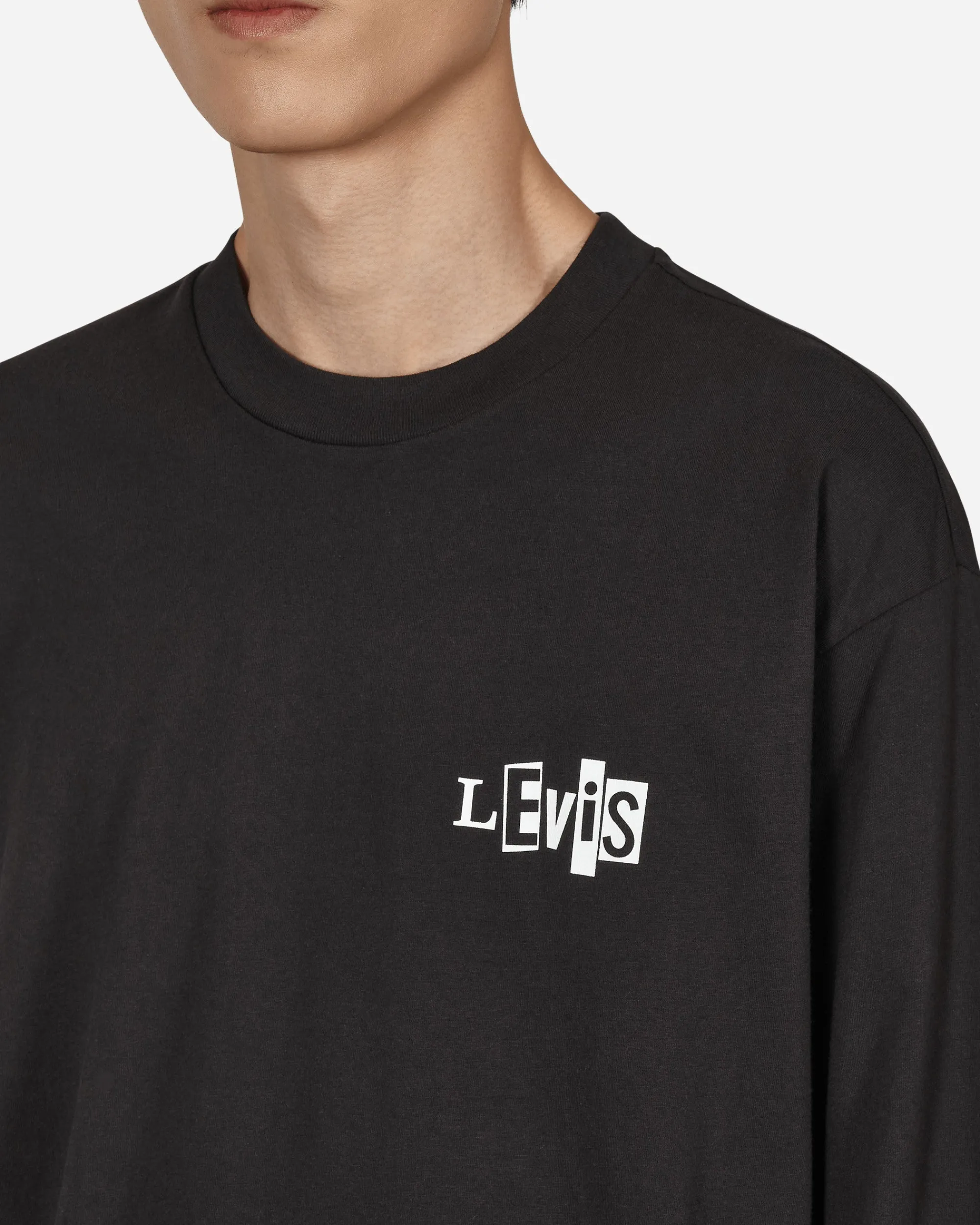 Levi's T-Shirts^Skateboarding Graphic Box Longsleeve T-Shirt Black