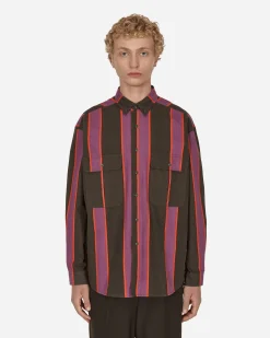 Levi's Shirts^Skateboarding Stripe Longsleeve Shirt Purple