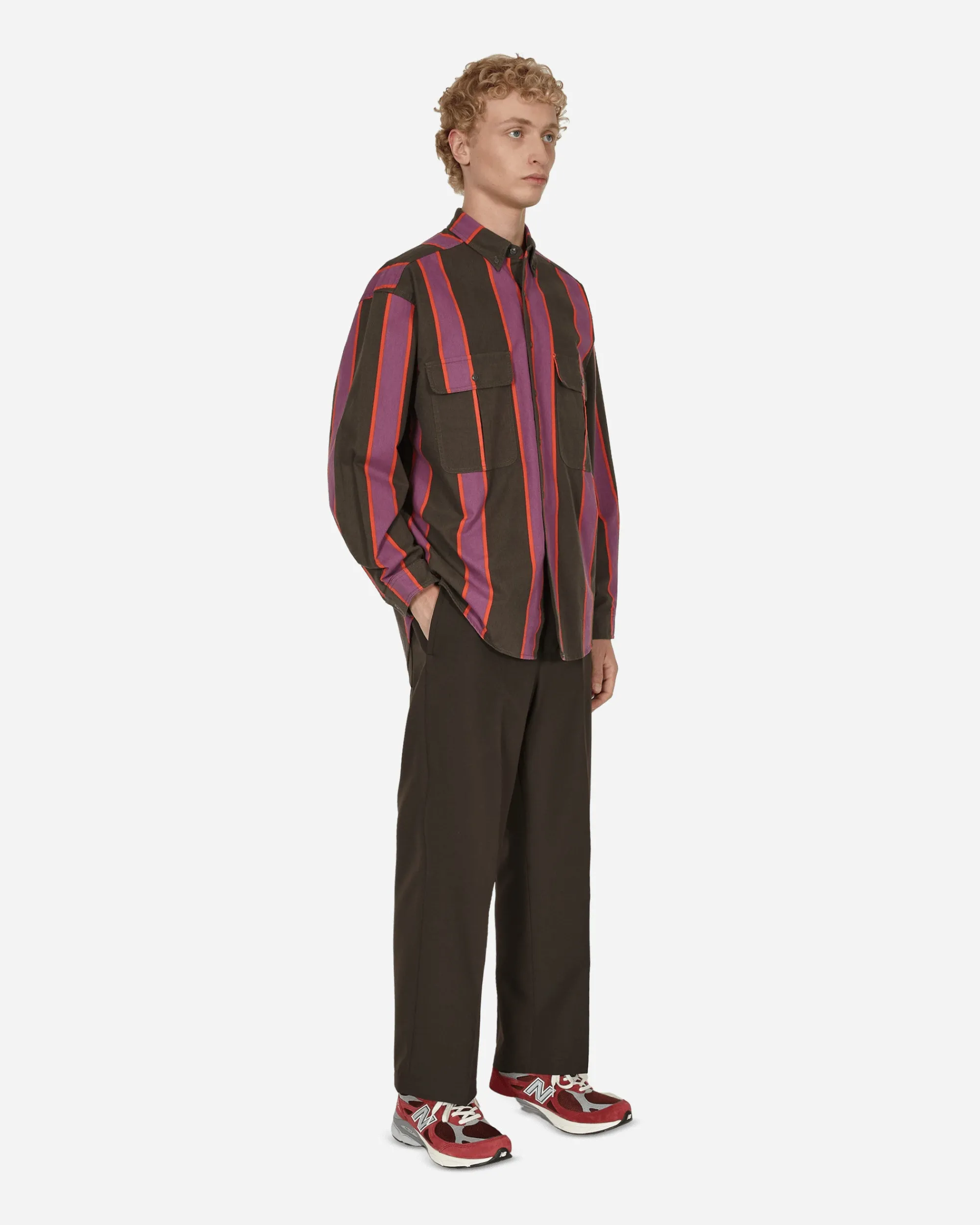 Levi's Shirts^Skateboarding Stripe Longsleeve Shirt Purple