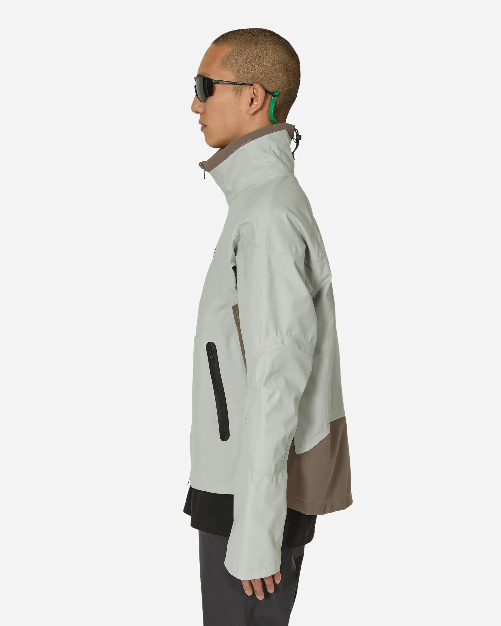 GR10K Coats And Jackets^Skeleton 3L WR Jacket Light Grey
