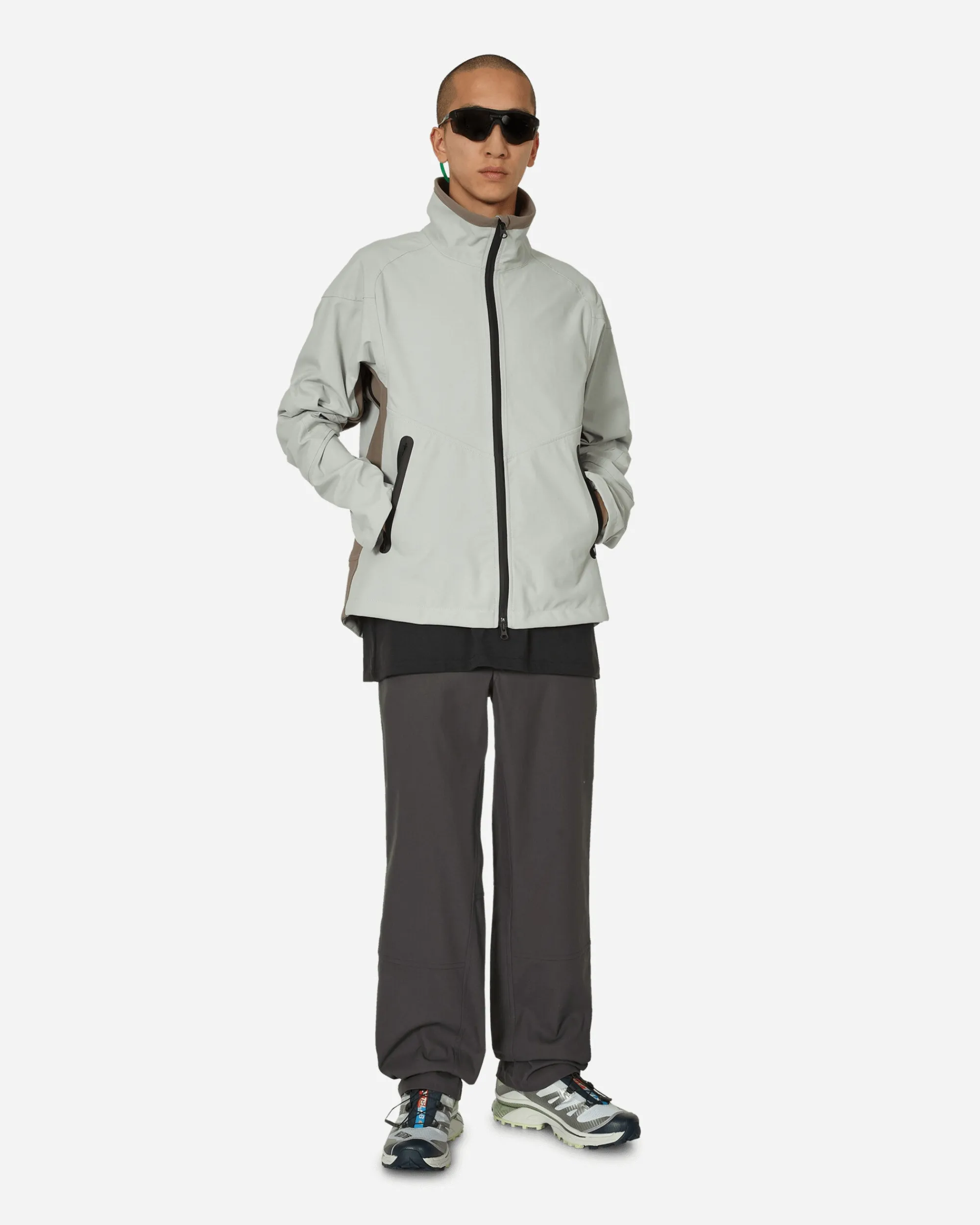 GR10K Coats And Jackets^Skeleton 3L WR Jacket Light Grey