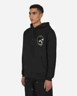 Sex Skateboards Sweatshirts^Skull Head Hooded Sweatshirt Black
