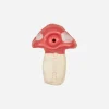 Big Bell Ceramics High Times^Slam Jam Custom Shroom Pipe Red