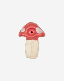 Big Bell Ceramics High Times^Slam Jam Custom Shroom Pipe Red