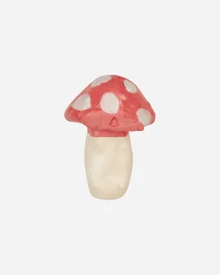 Big Bell Ceramics High Times^Slam Jam Custom Shroom Pipe Red