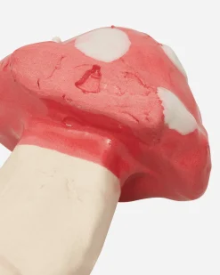 Big Bell Ceramics High Times^Slam Jam Custom Shroom Pipe Red