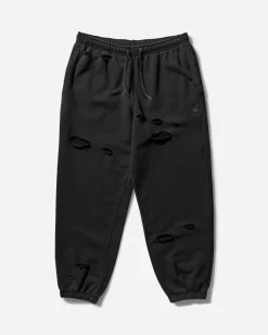 Converse Pants^Slam Jam Destroyed Sweatpants Black