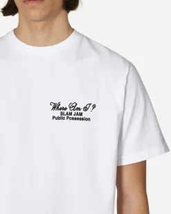 Public Possession T-Shirts^Slam Jam Dog Doesn't Know T-Shirt White