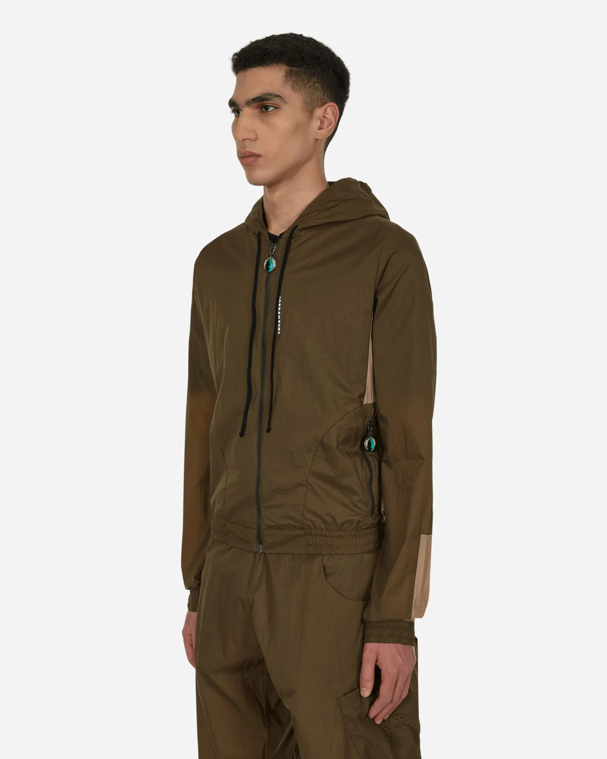 JORDANLUCA Sweatshirts^Slam Jam Euphoria Hooded Jacket Brown