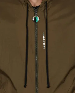 JORDANLUCA Sweatshirts^Slam Jam Euphoria Hooded Jacket Brown