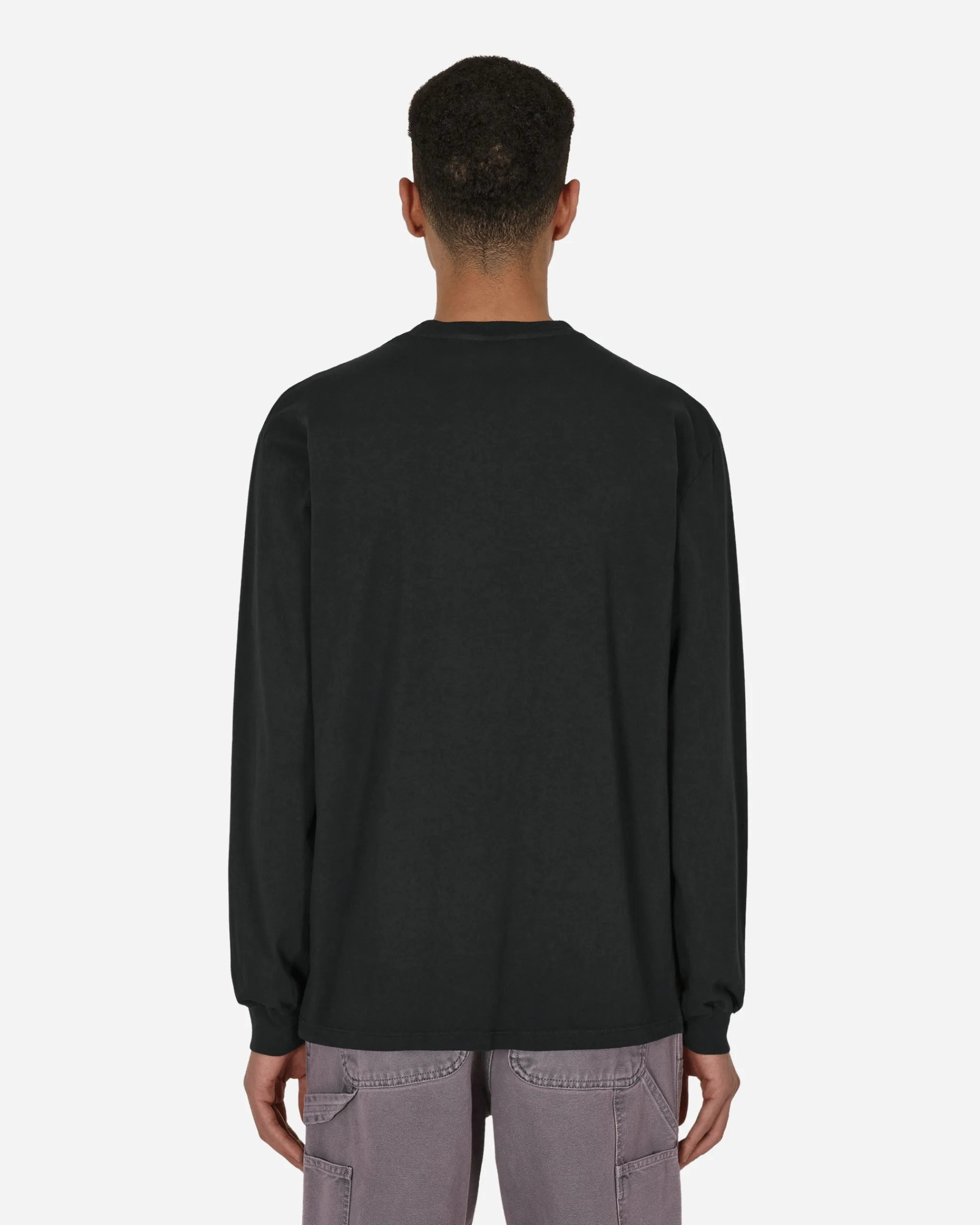 Aries T-Shirts^Slam Jam Exclusive Column Circle Longsleeve T-Shirt Black