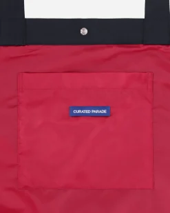 Curated Parade Bags·Tote|Bags·Tote^Slam Jam Exclusive Crevice Tote Bag Black / Red