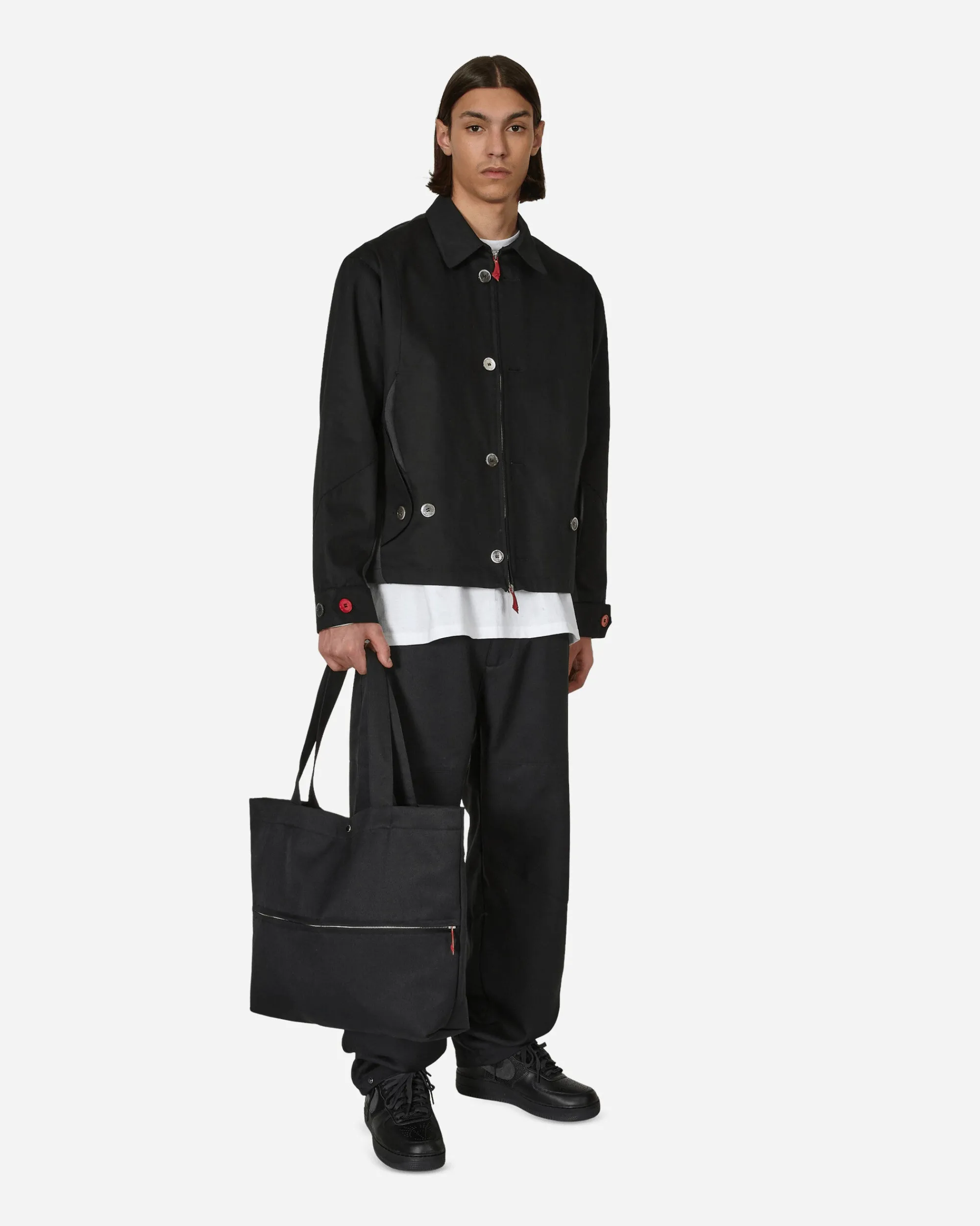 Curated Parade Bags·Tote|Bags·Tote^Slam Jam Exclusive Crevice Tote Bag Black / Red