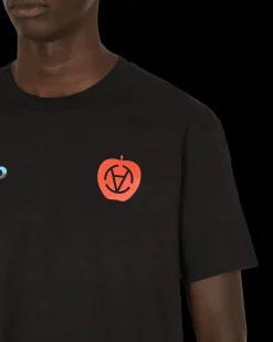 4 Worth Doing T-Shirts^Slam Jam Ghost Writer T-Shirt Black