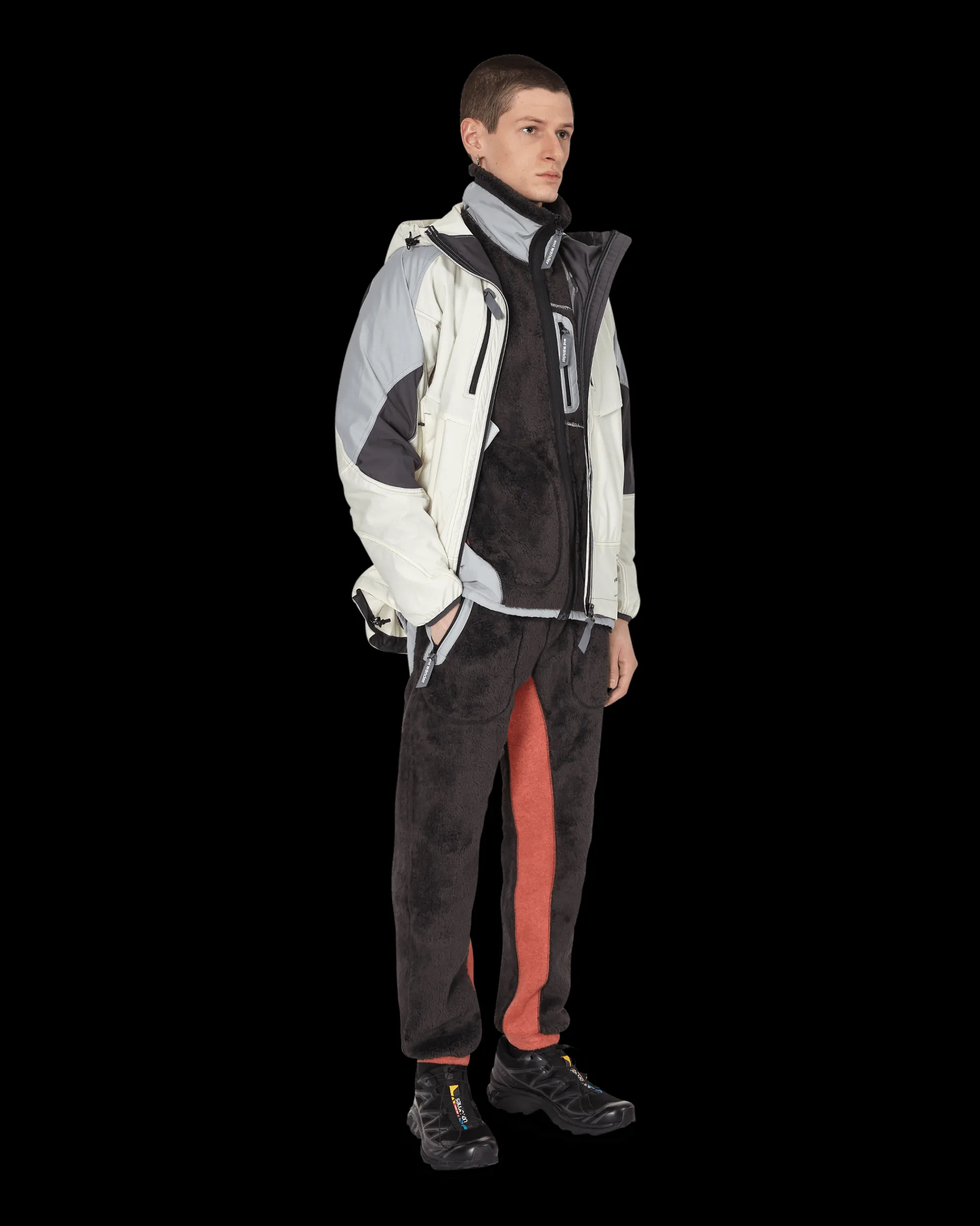 and wander Coats And Jackets^Slam Jam High Loft Polartec Fleece Jacket Black