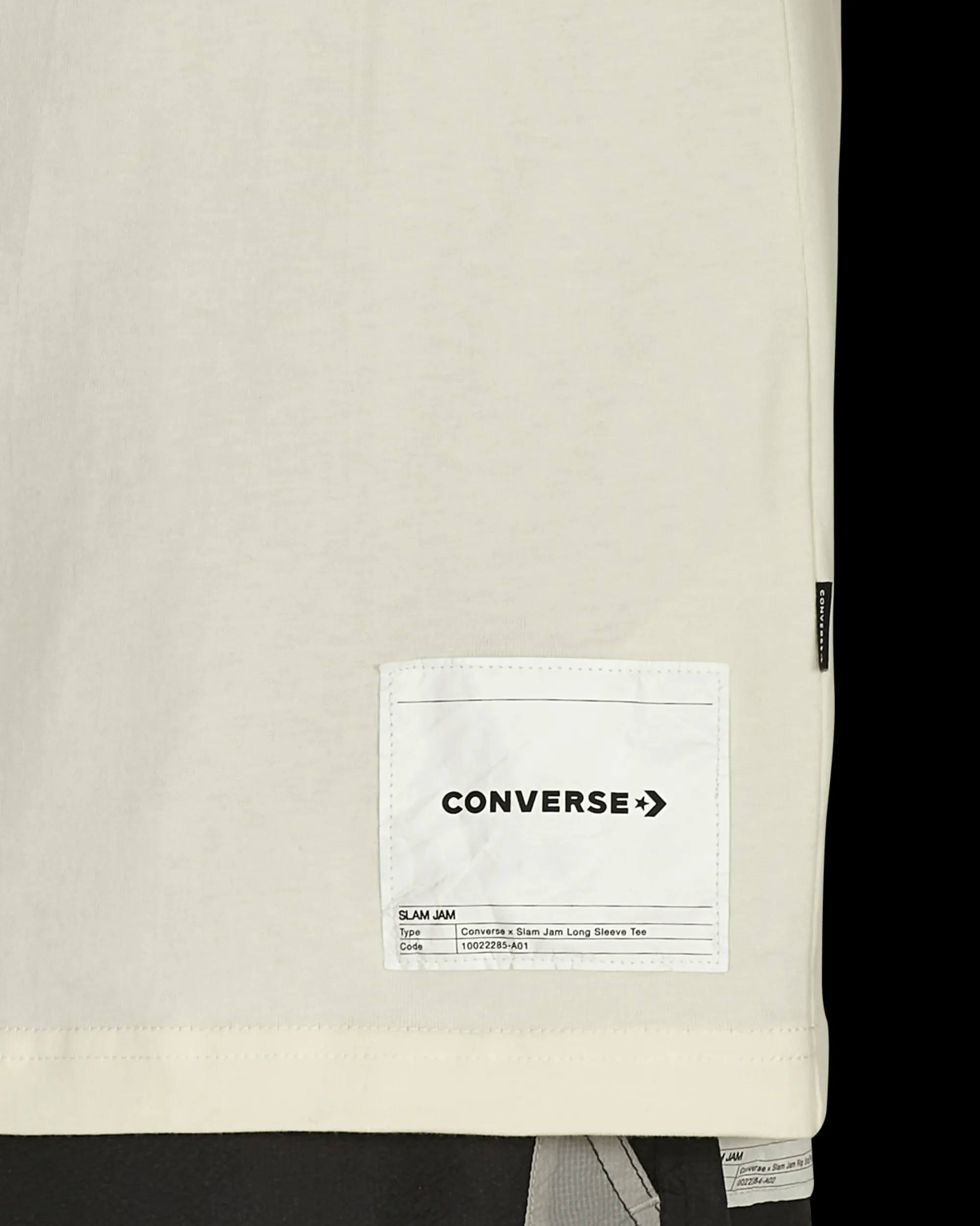 Converse T-Shirts^Slam Jam Long Sleeve T-Shirt Beige