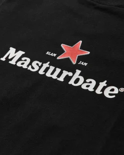 Salomé Poloudenny T-Shirts|T-Shirts^Slam Jam Masturbate T-Shirt Black