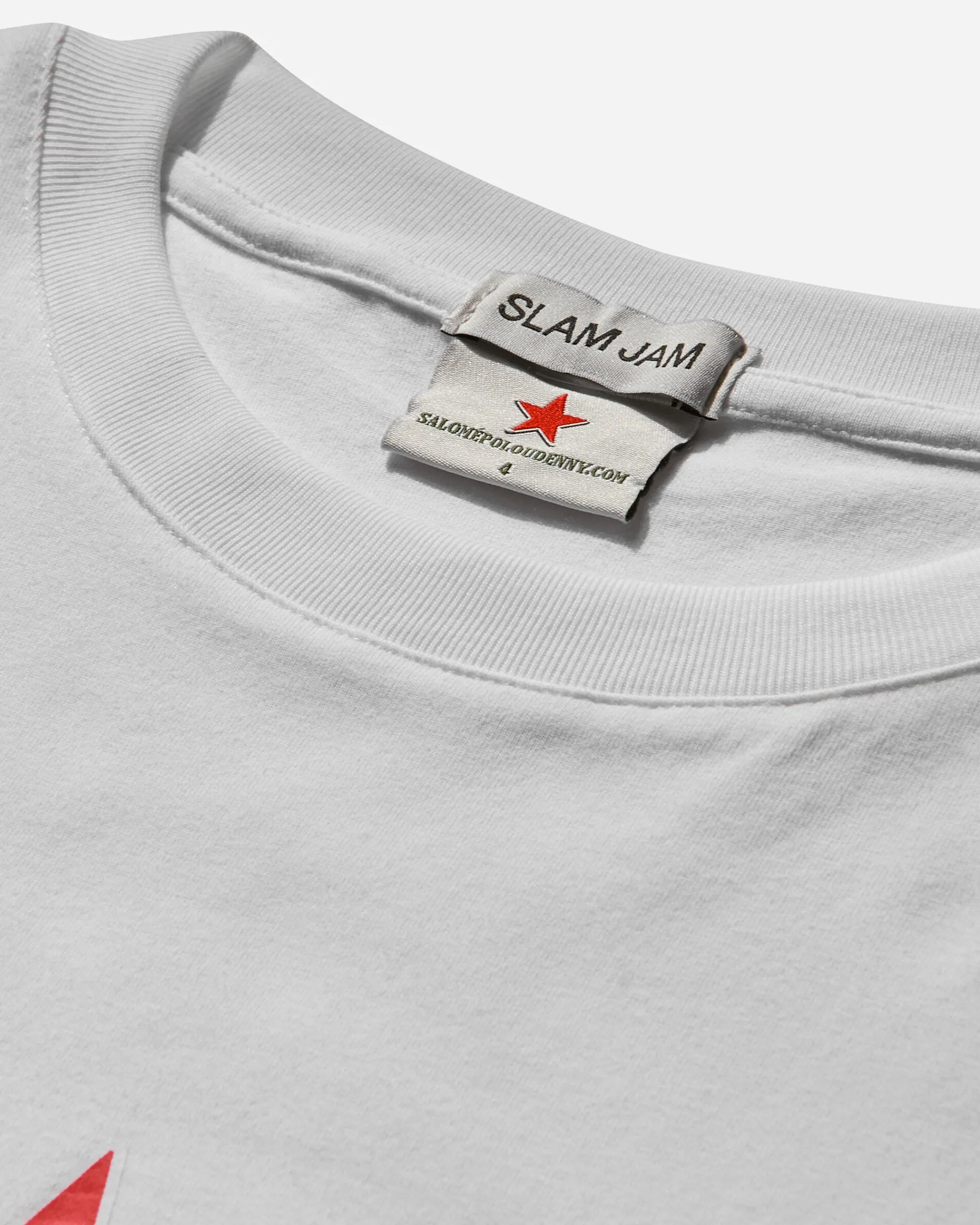 Salomé Poloudenny T-Shirts|T-Shirts^Slam Jam Masturbate T-Shirt White