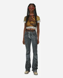 Ottolinger T-Shirts^Slam Jam Mesh T-Shirt Mustard