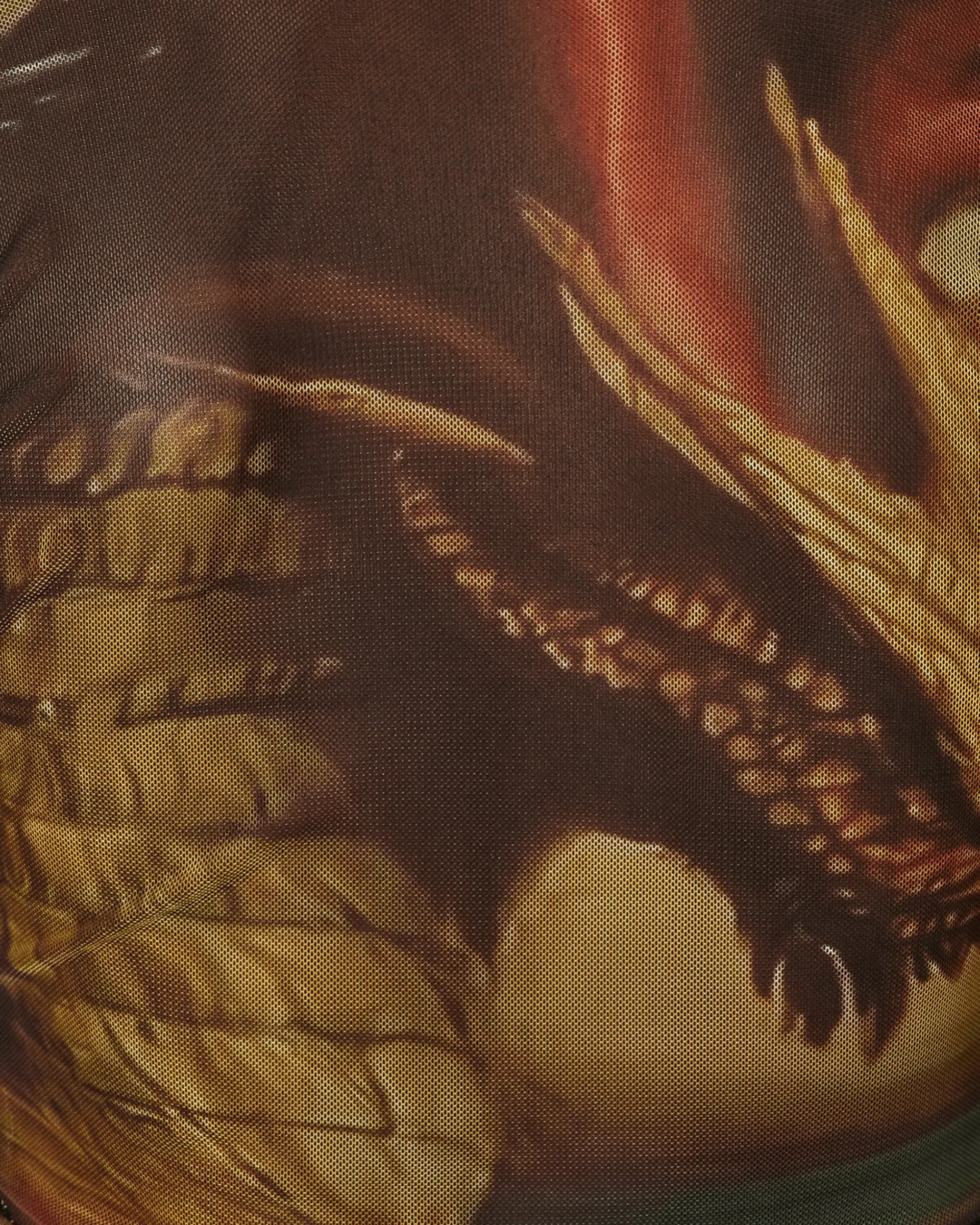Ottolinger T-Shirts^Slam Jam Mesh T-Shirt Mustard