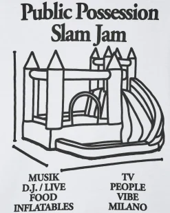 Public Possession T-Shirts^Slam Jam My Castle T-Shirt White