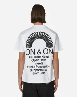 Public Possession T-Shirts^Slam Jam Open Haus T-Shirt White