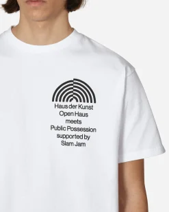 Public Possession T-Shirts^Slam Jam Open Haus T-Shirt White