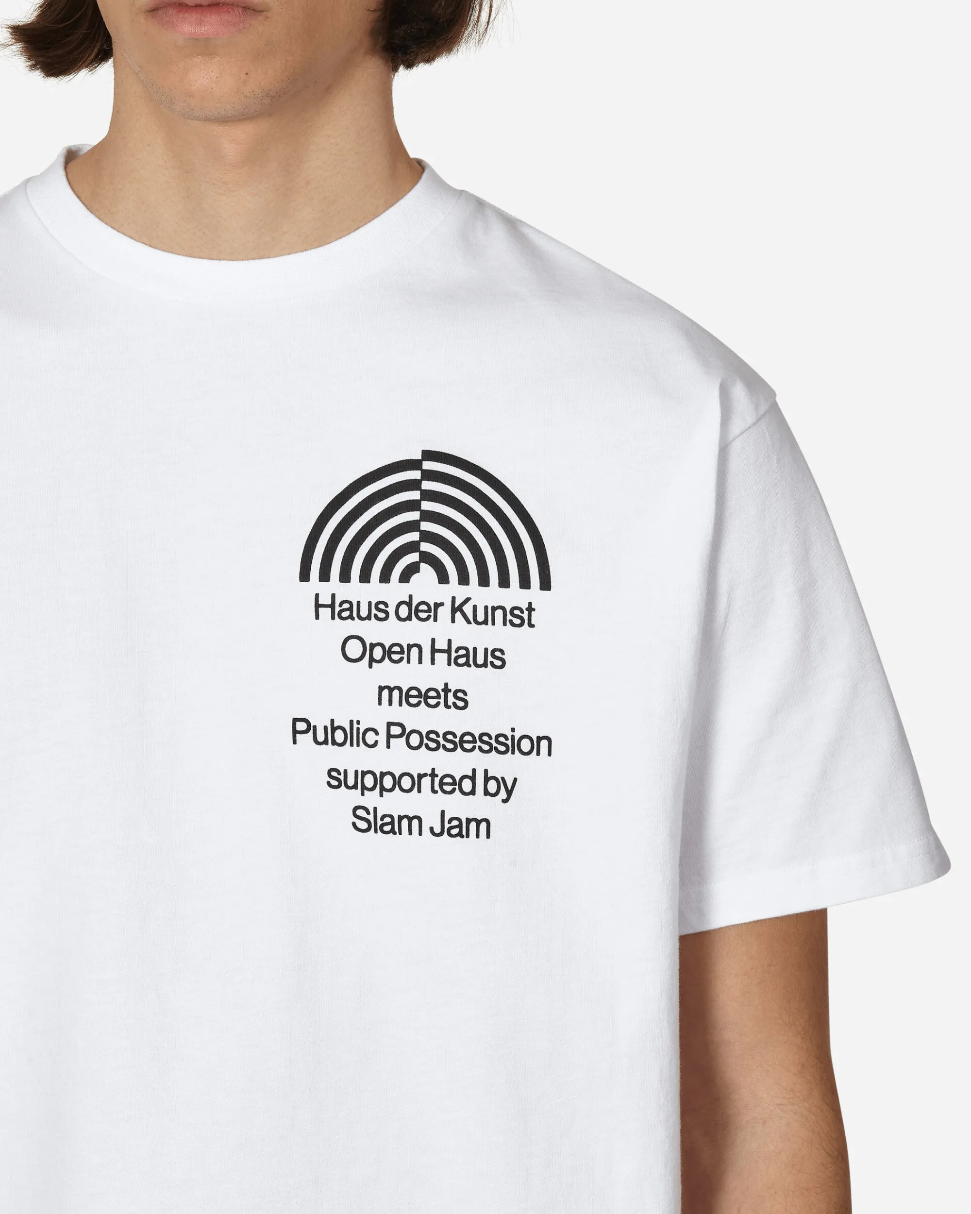 Public Possession T-Shirts^Slam Jam Open Haus T-Shirt White