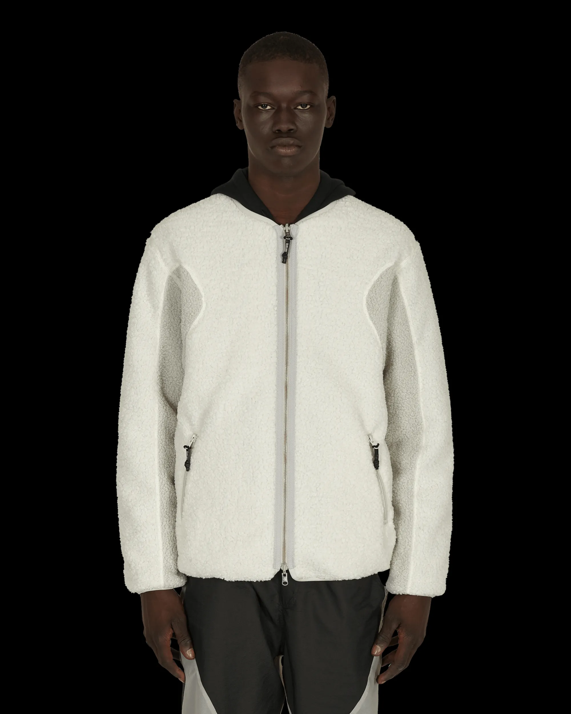 Converse Coats And Jackets^Slam Jam Sherpa Reversible Jacket Grey