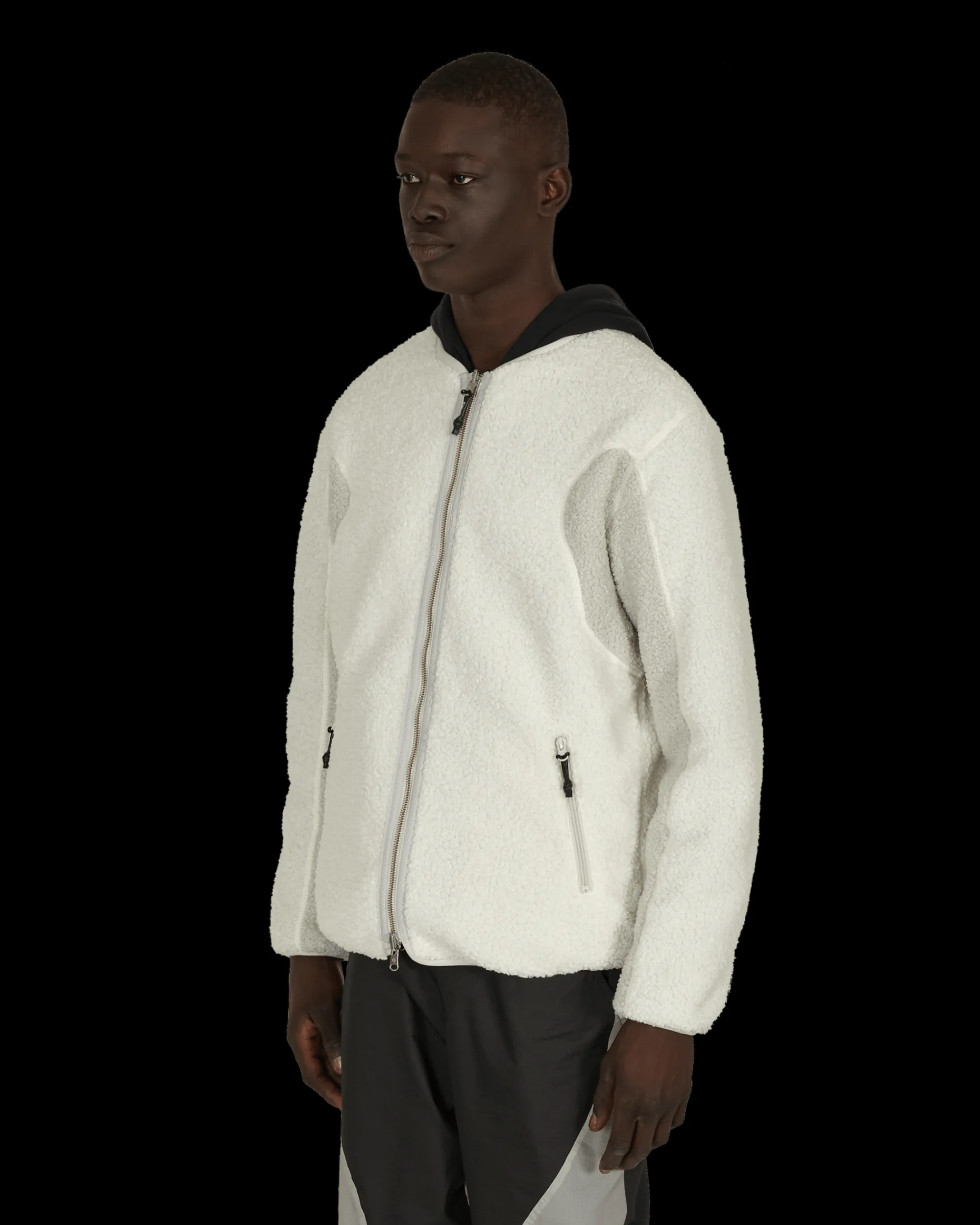 Converse Coats And Jackets^Slam Jam Sherpa Reversible Jacket Grey