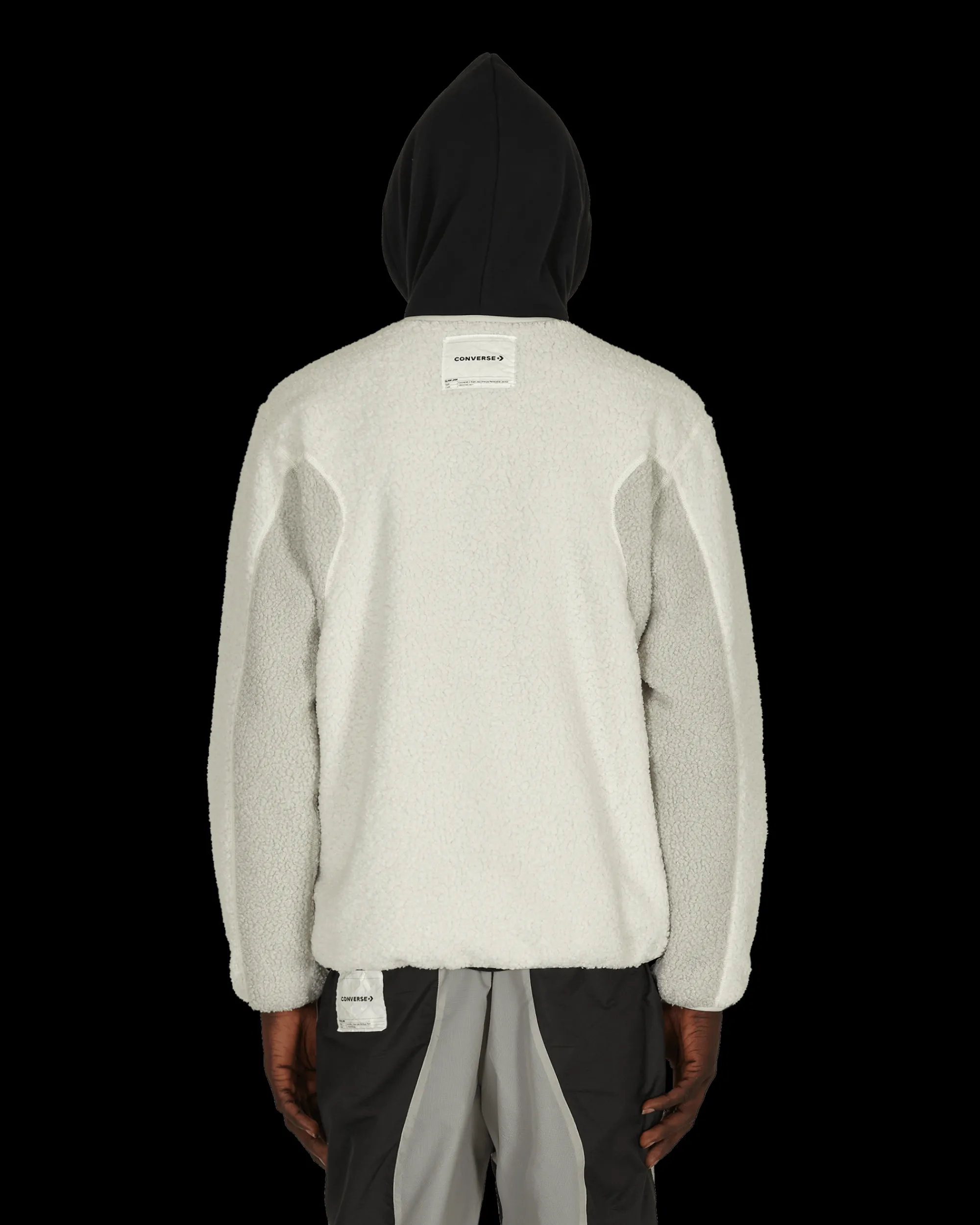 Converse Coats And Jackets^Slam Jam Sherpa Reversible Jacket Grey